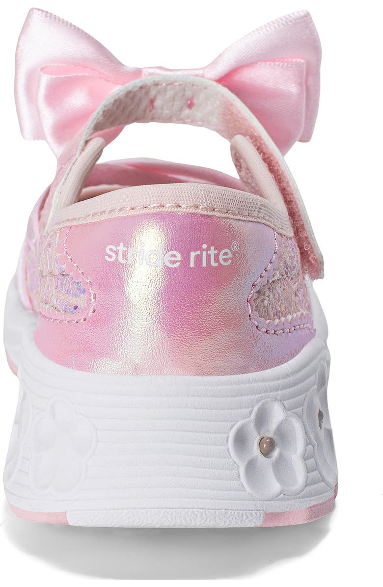 Stride Rite Kids' Light Up Flora Sneaker, Alternate, color, Blush