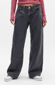BDG Urban Outfitters Kayla Stripe Wide Leg Jeans