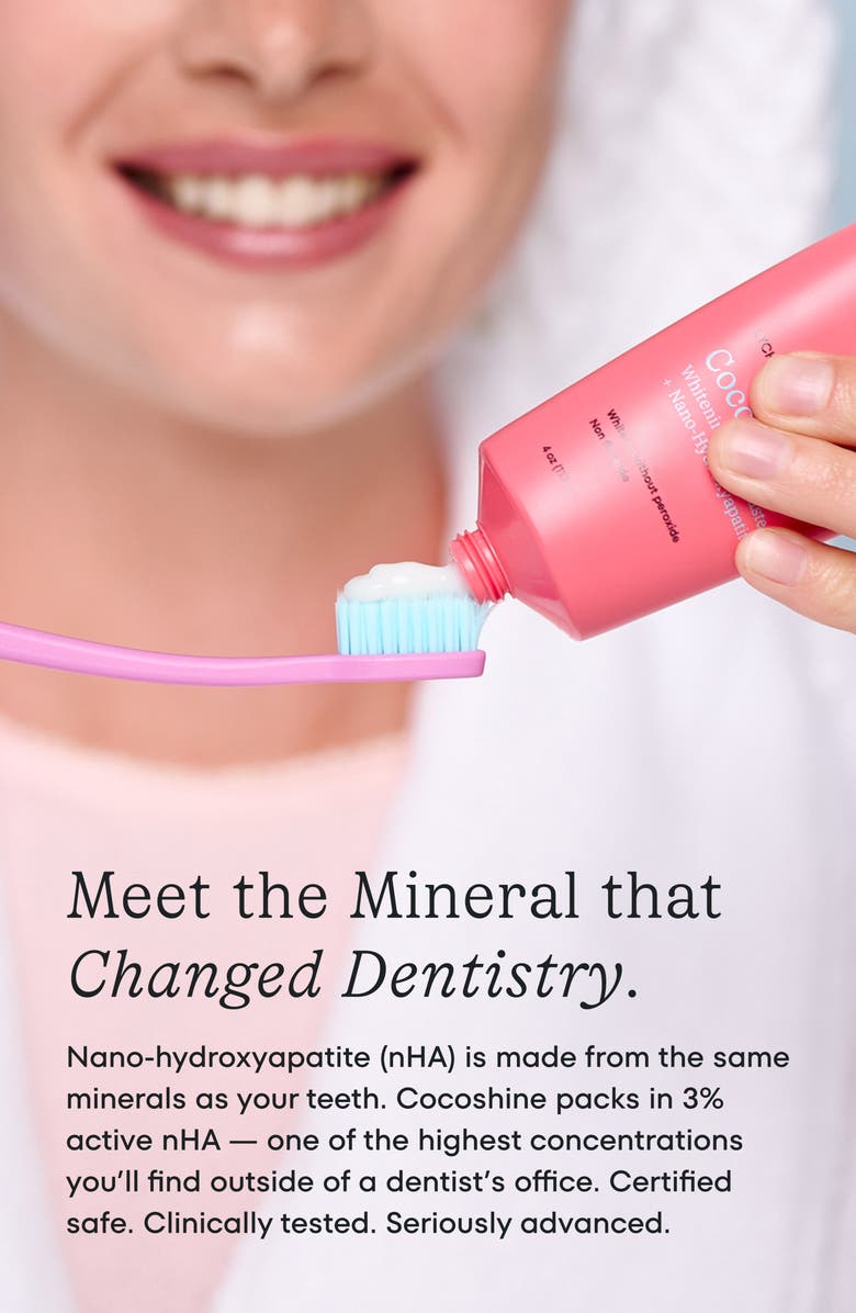 COCOLAB Cocoshine Whitening Toothpaste, Alternate, color, Delightful Mint