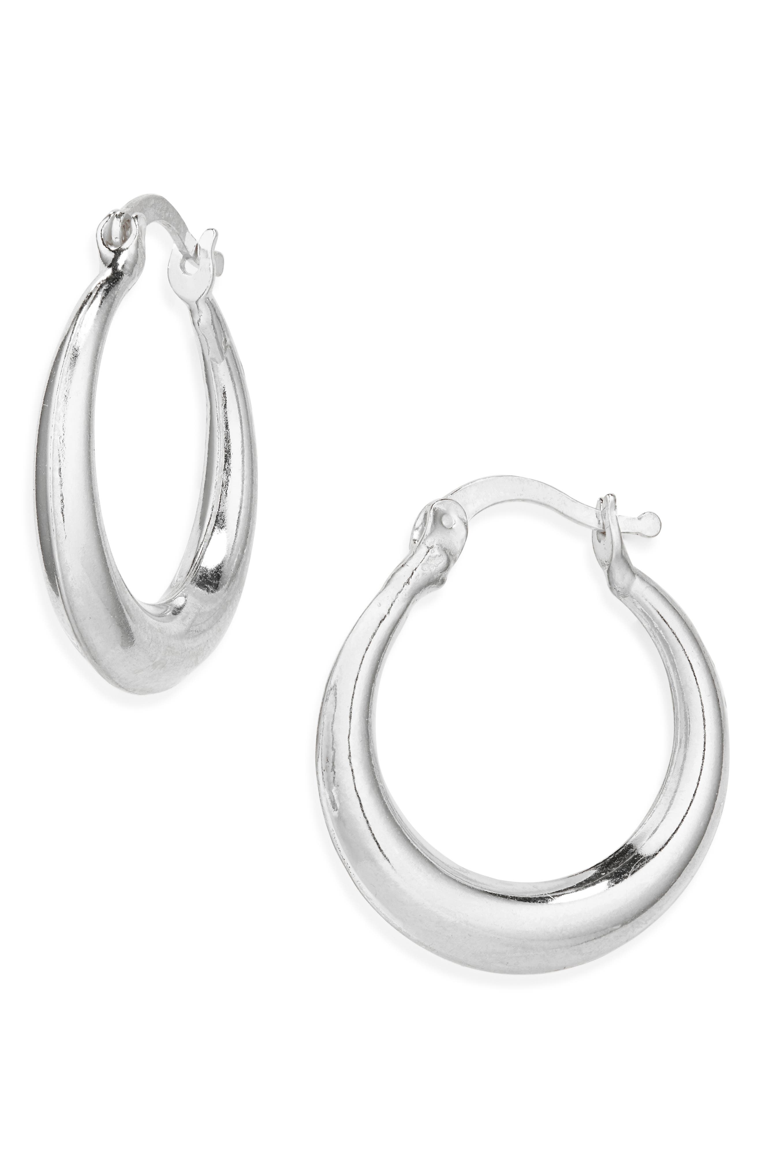 ARGENTO VIVO Tapered Hoop Earrings