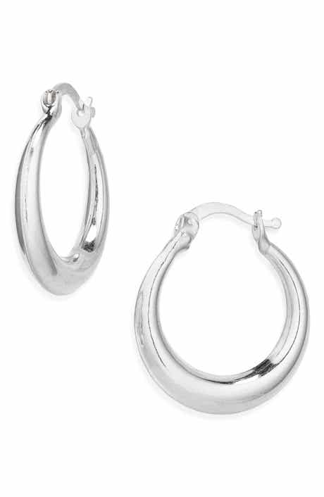 ARGENTO VIVO Tapered Hoop Earrings