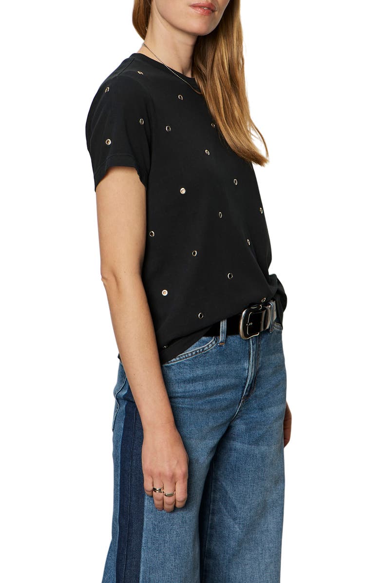 Sanctuary Organic Cotton T-Shirt, Alternate, color, Faded Black