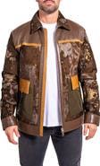 Maceoo Ascension 0022 Leather & Genuine Calf Hair Jacket