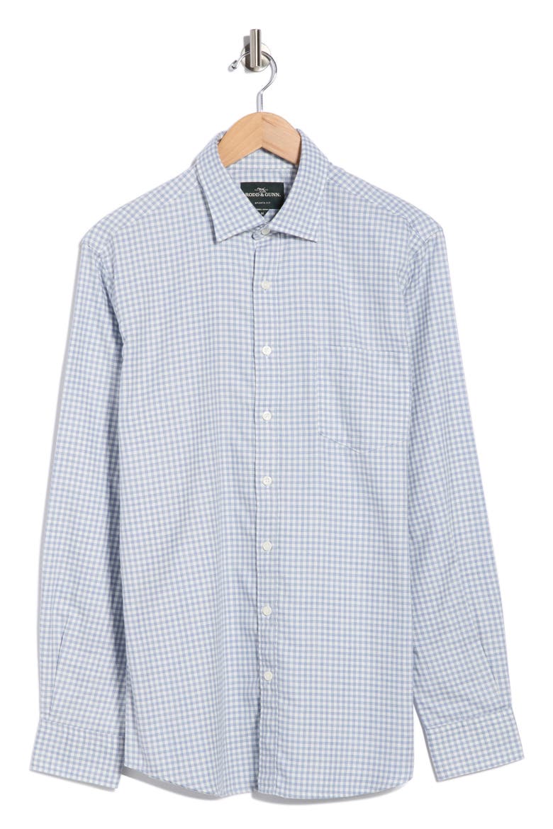 Burnbrae Sport Fit Button-Up Shirt, Alternate, color, BLUESTONE
