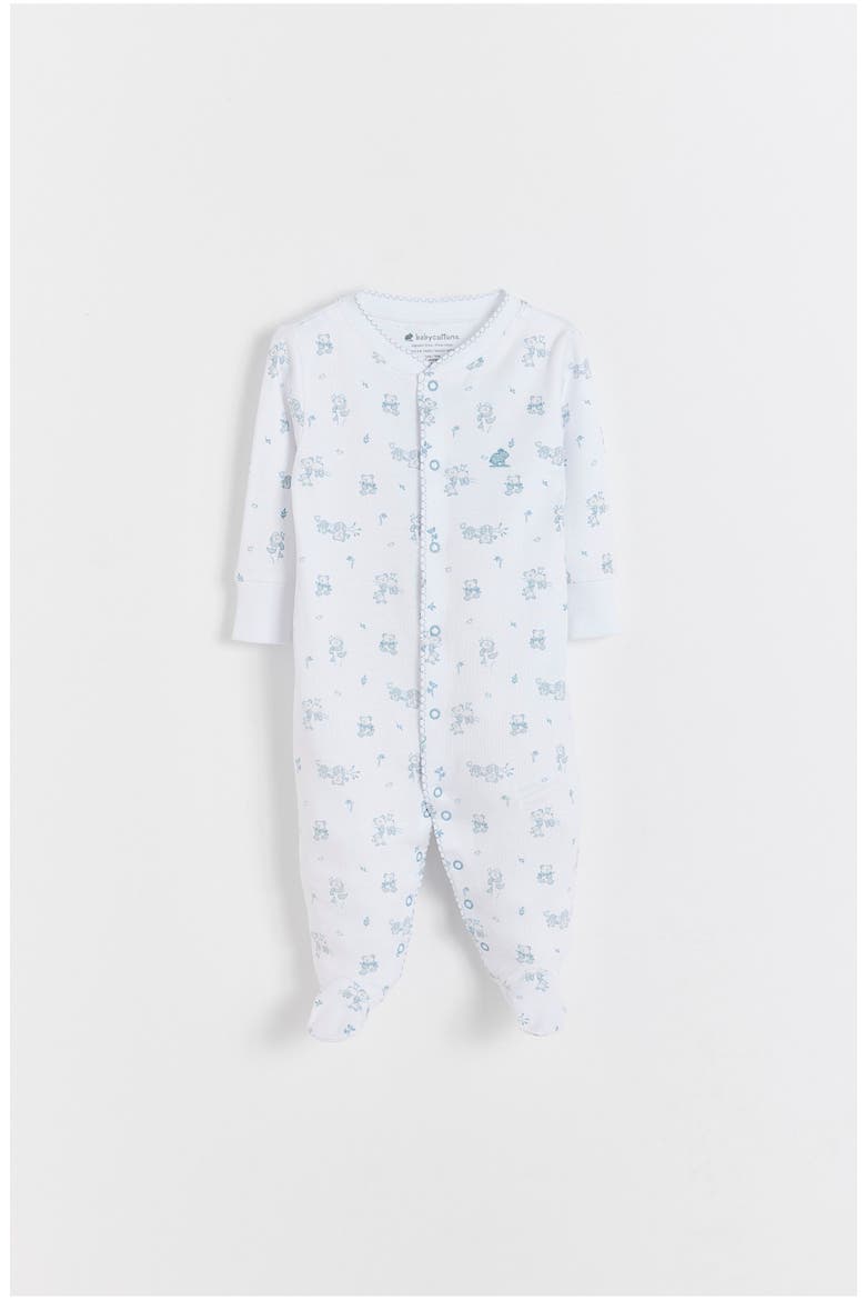 Little Panda Front-Snap Footie for Infant, Main, color, GREY