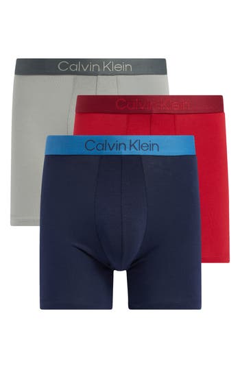 Calvin Klein Assorted 3-pack Boxer Briefs In Multi