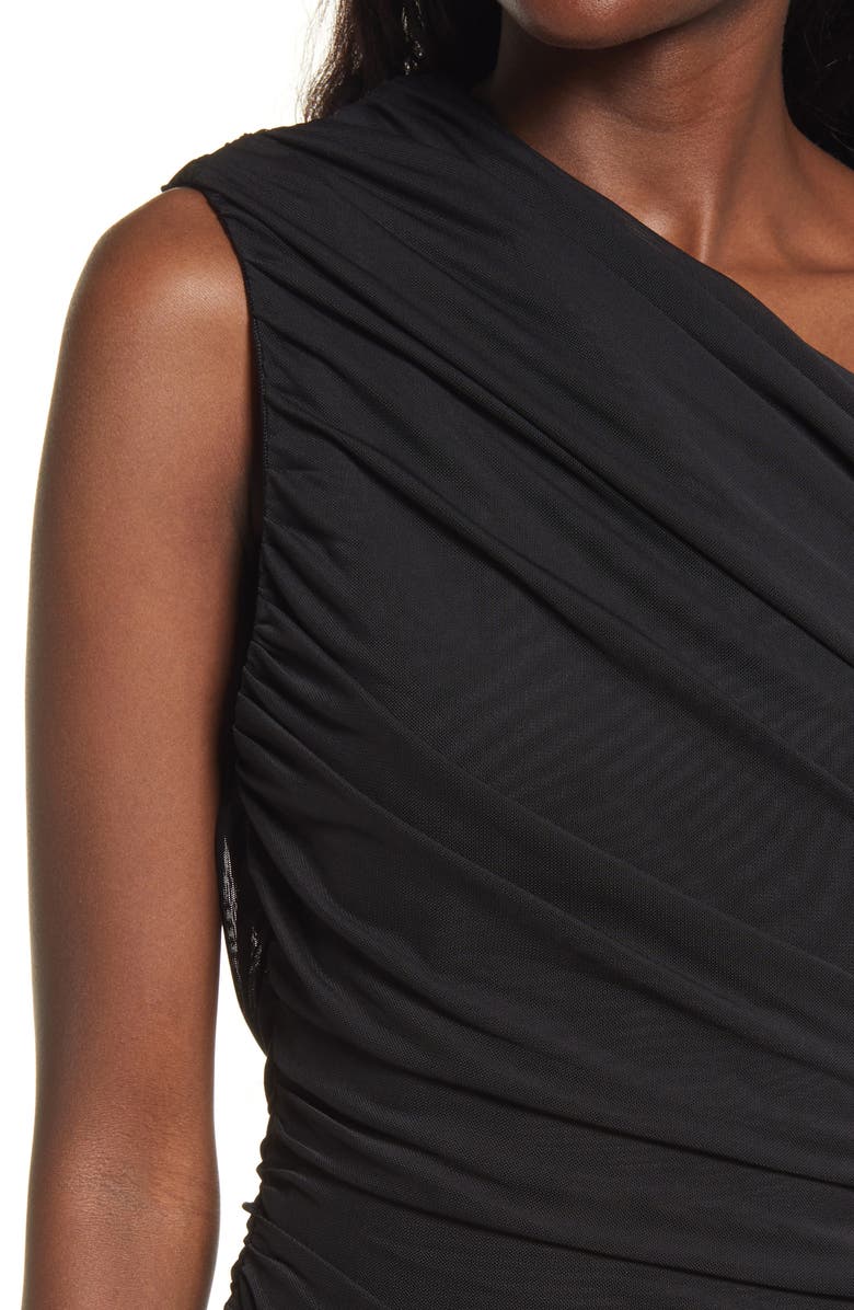 Elliatt One-Shoulder Ruched Sheath Dress, Alternate, color,