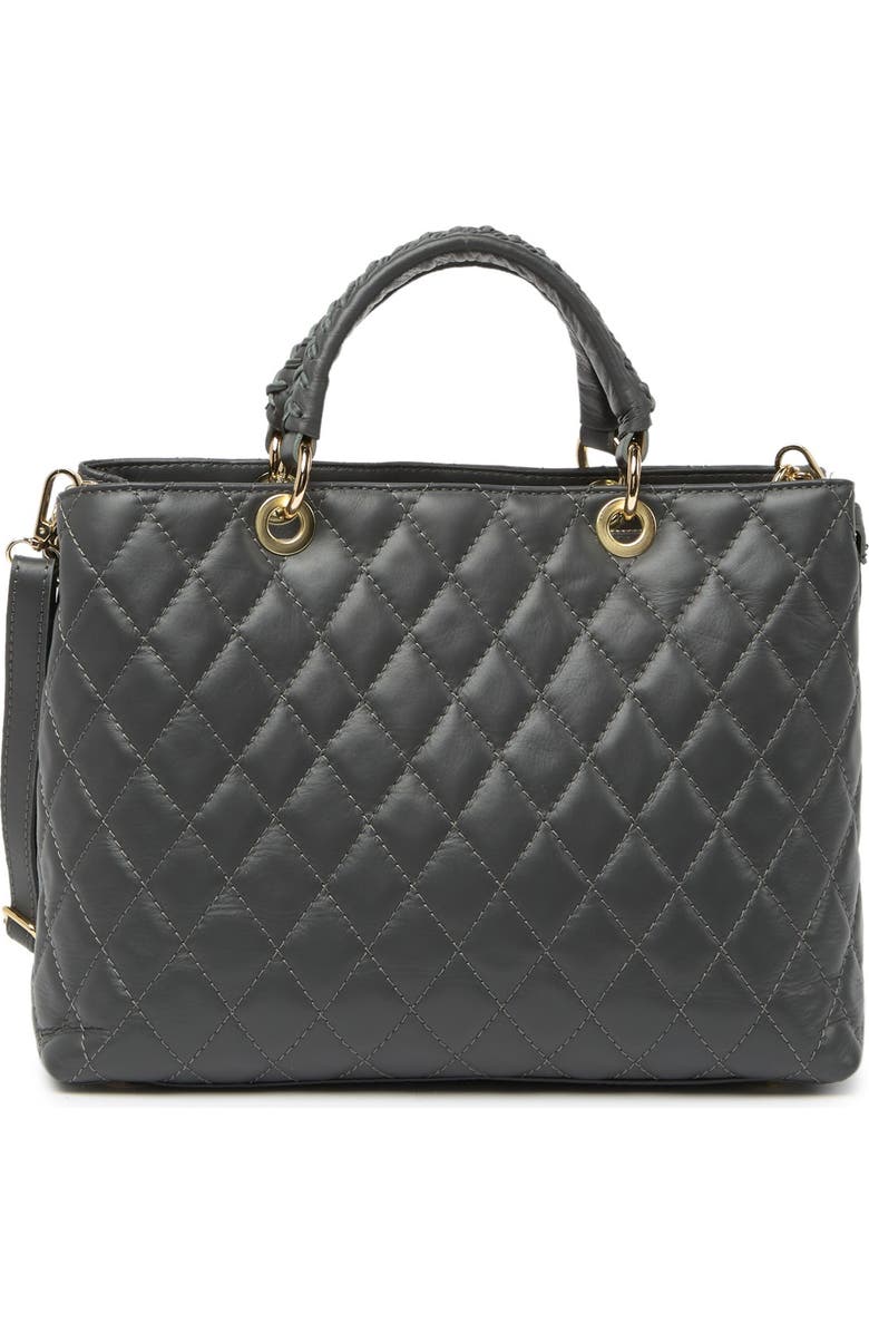 Persaman New York Quilted Leather Satchel, Alternate, color,