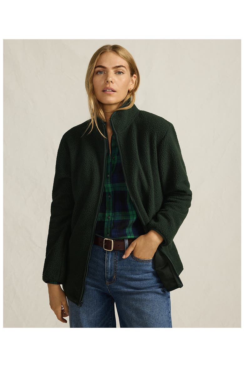 Cozy High Pile Full Zip Fleece Jacket, Alternate, color, Woodland Forest