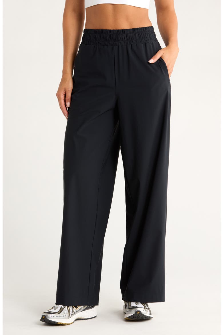 Transit Wide Leg Pants, Main, color, BLACK