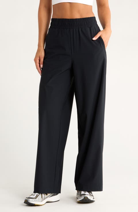【TWN】24SS★ High Core Wide Nylon Pants Cotton Nylon Stretch Wide Leg Trouser by Thom Krom | Shop