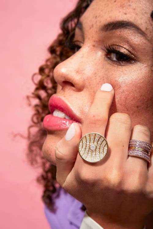 Campbell + Charlotte Revel Dimensional Pave Cigar Band