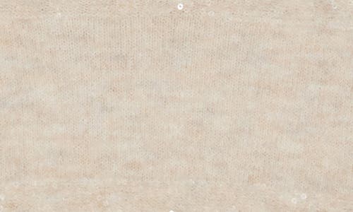 Halogen ® Mock Neck Sequin Stripe Sweater In Multi