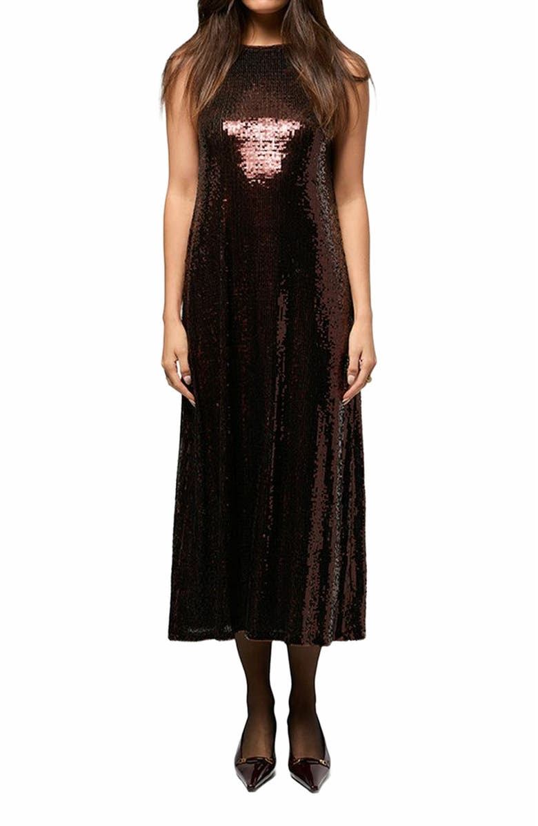 WeWoreWhat Sequin Maxi Dress, Alternate, color, 