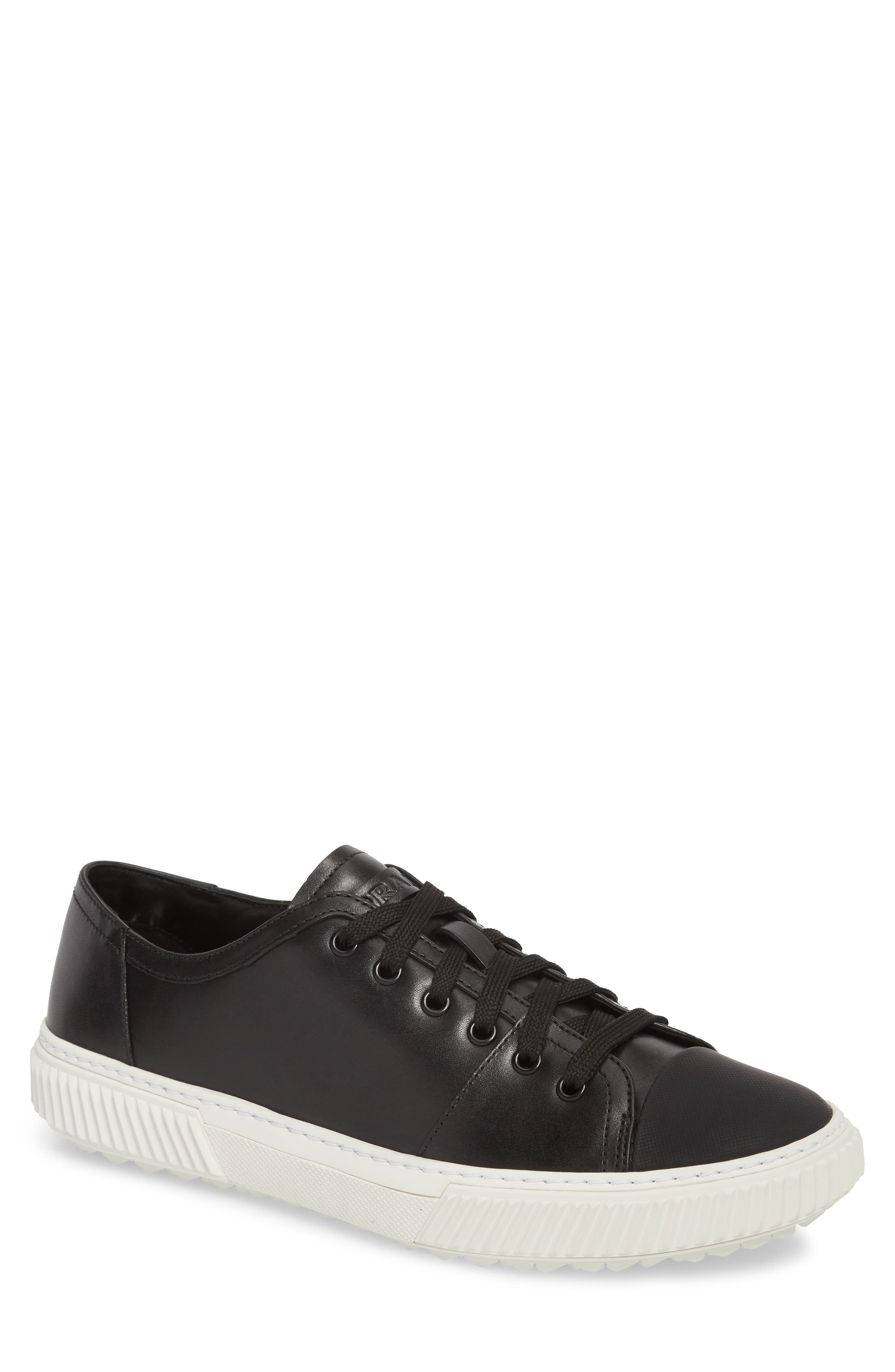 Prada Stratus Low Top Sneaker, Main, color, 