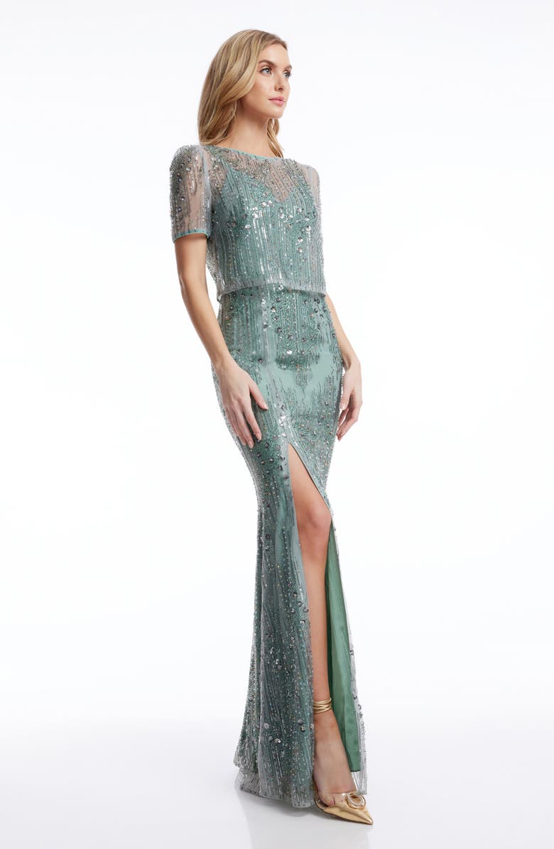 Amanda Sequin Mermaid Gown
