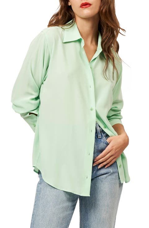 Essential Silk Button-Up Shirt
