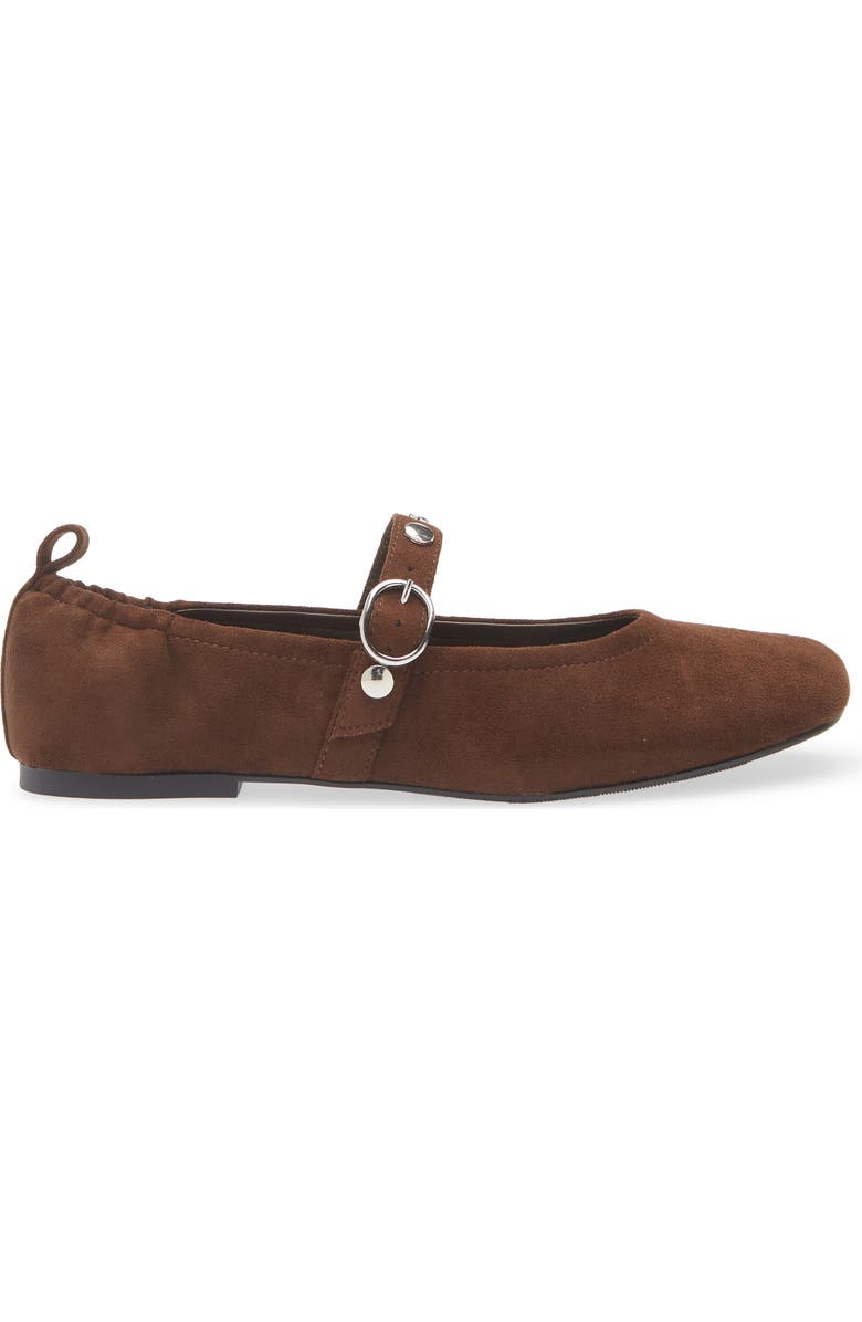 Open Edit Amethyst Mary Jane Ballet Flat, Alternate, color, Brown Coffee