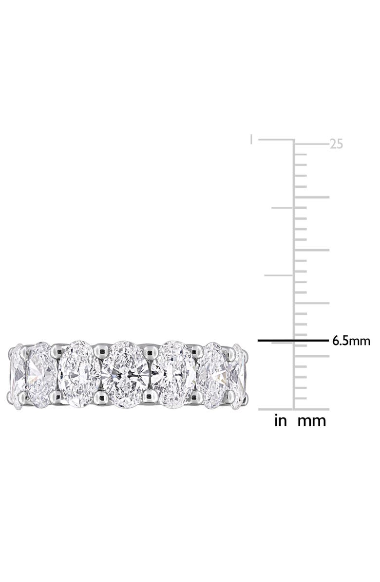 Julianna B. 3-1/2 CTW Lab-Grown Diamond Oval 7-Stone Band 14k, Alternate, color, 