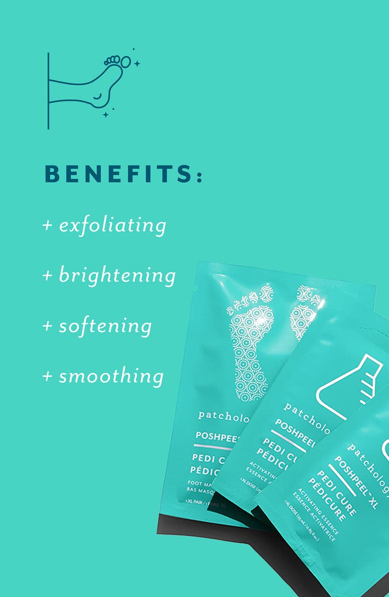 Patchology Happy Feet Super Smoothing Foot Mask Set $60 Value, Alternate, color,