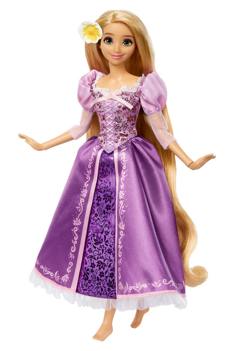 Sparkling Princess Series Rapunzel Fashion Doll with Removable Dress & Accessories, Main, color, RAPUNZEL