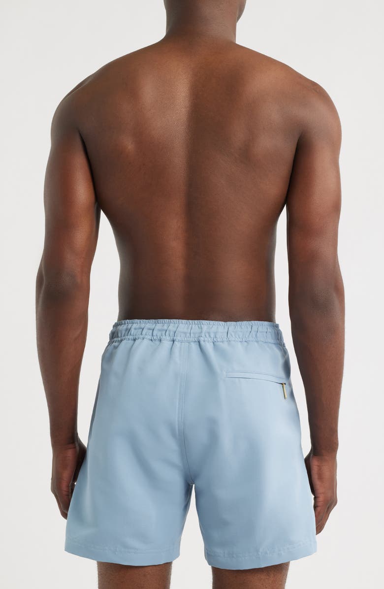 CHÉ Oceano Drawstring Swim Trunks, Alternate, color, Powder Blue- 07