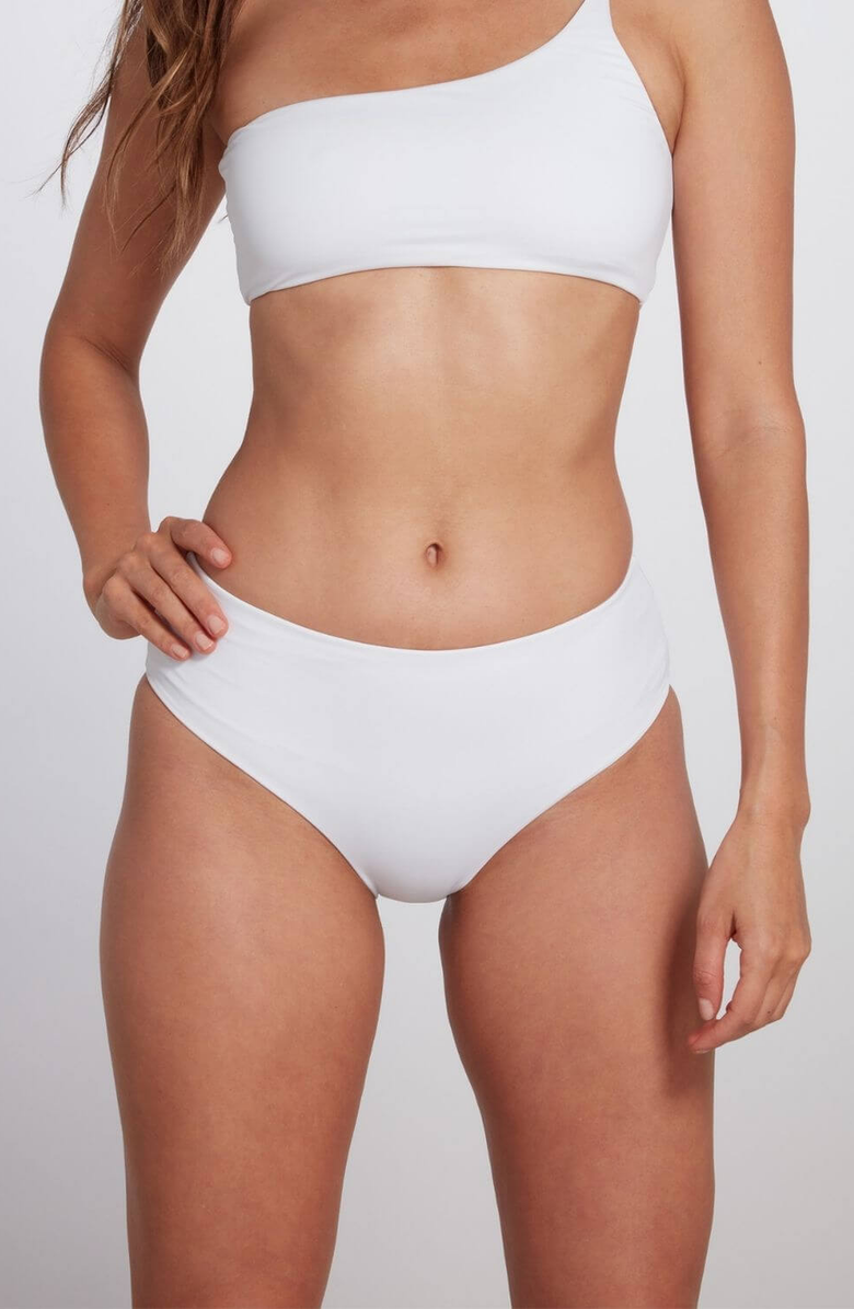 Sauipe Serena Hipster Bikini Bottom, Alternate, color, White