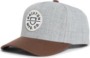 Brixton Crest x MP Snapback Baseball Cap