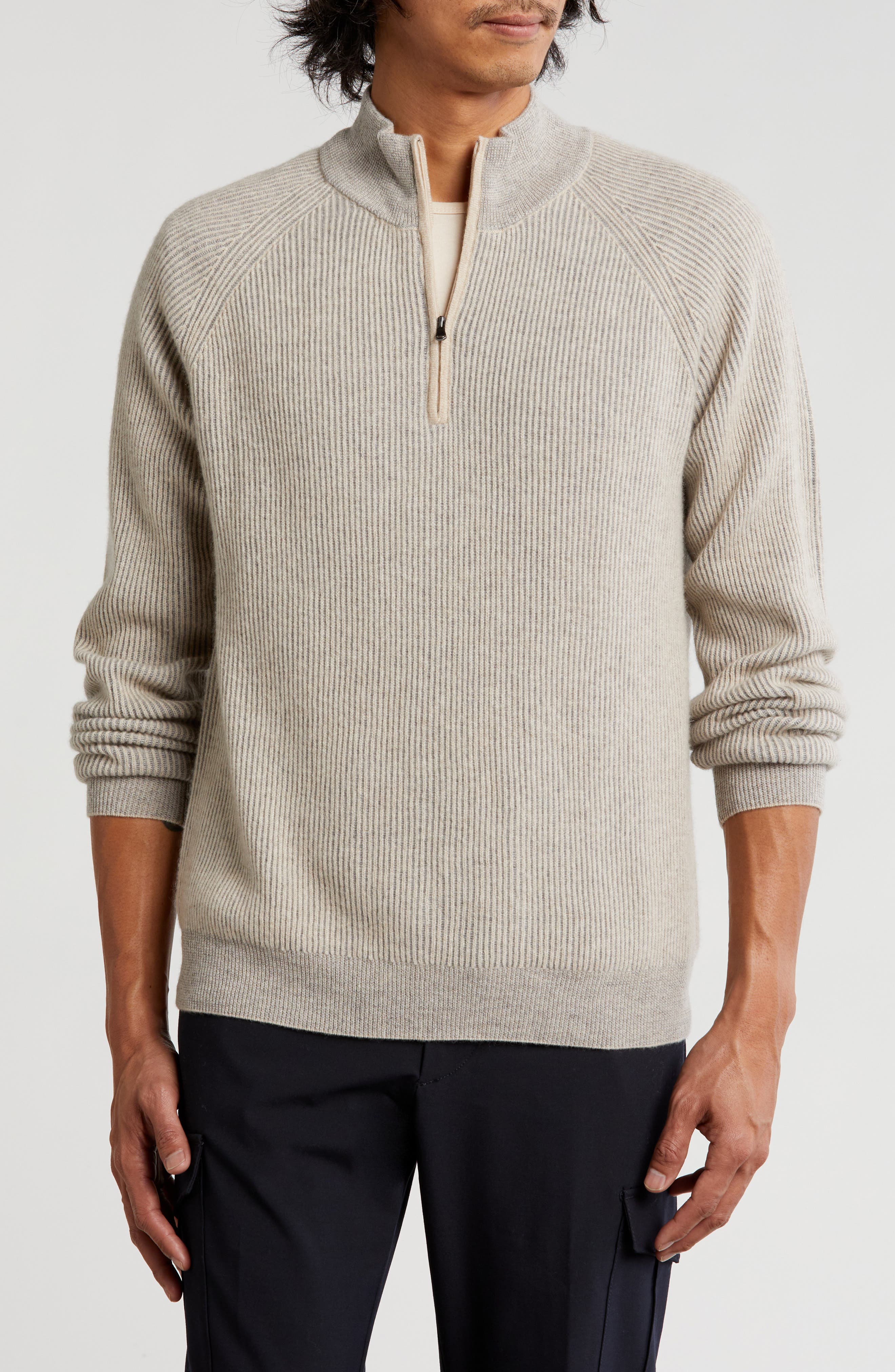 Amicale Rib Cashmere Pullover