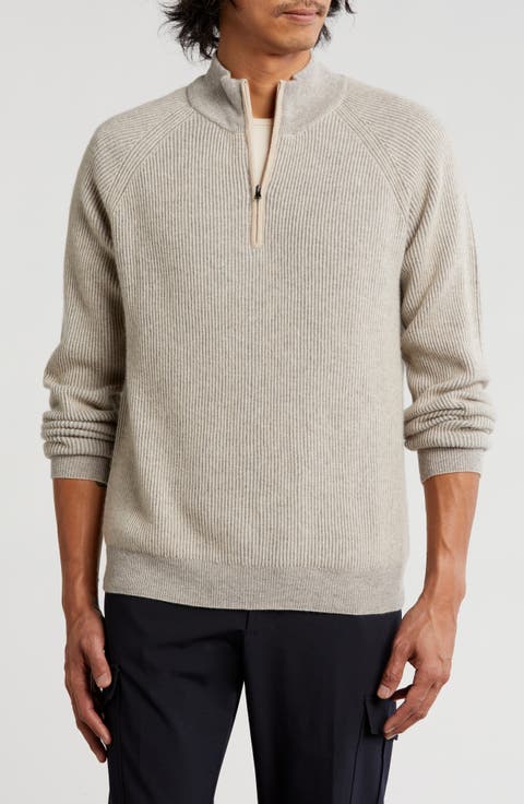 Rib Cashmere Pullover