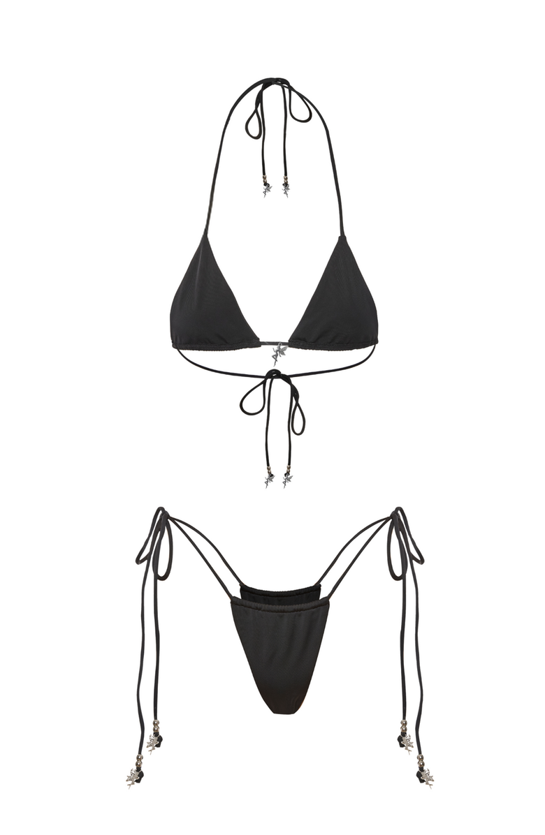 SPARKL FAIRY ICON BIKINI, Alternate, color, Black
