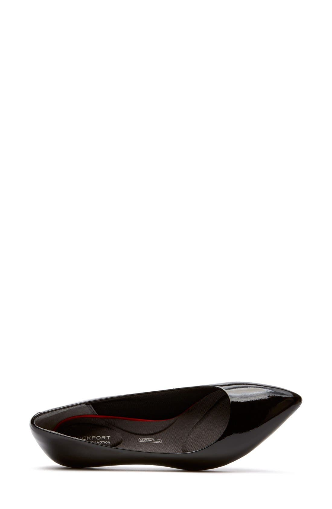 Total Motion Kalila Kitten Heel Pump, Alternate, color, BLACK PATENT LEATHER