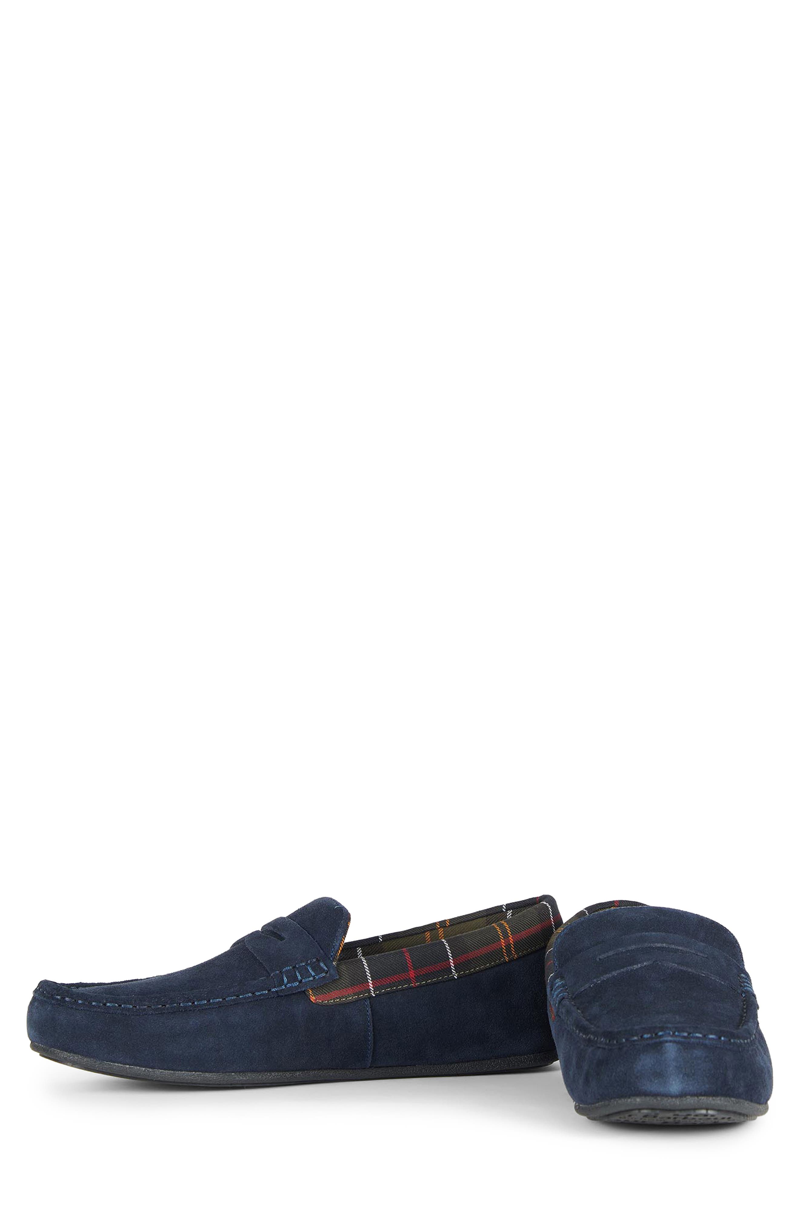 Barbour Porterfield Slipper, Alternate, color, Navy
