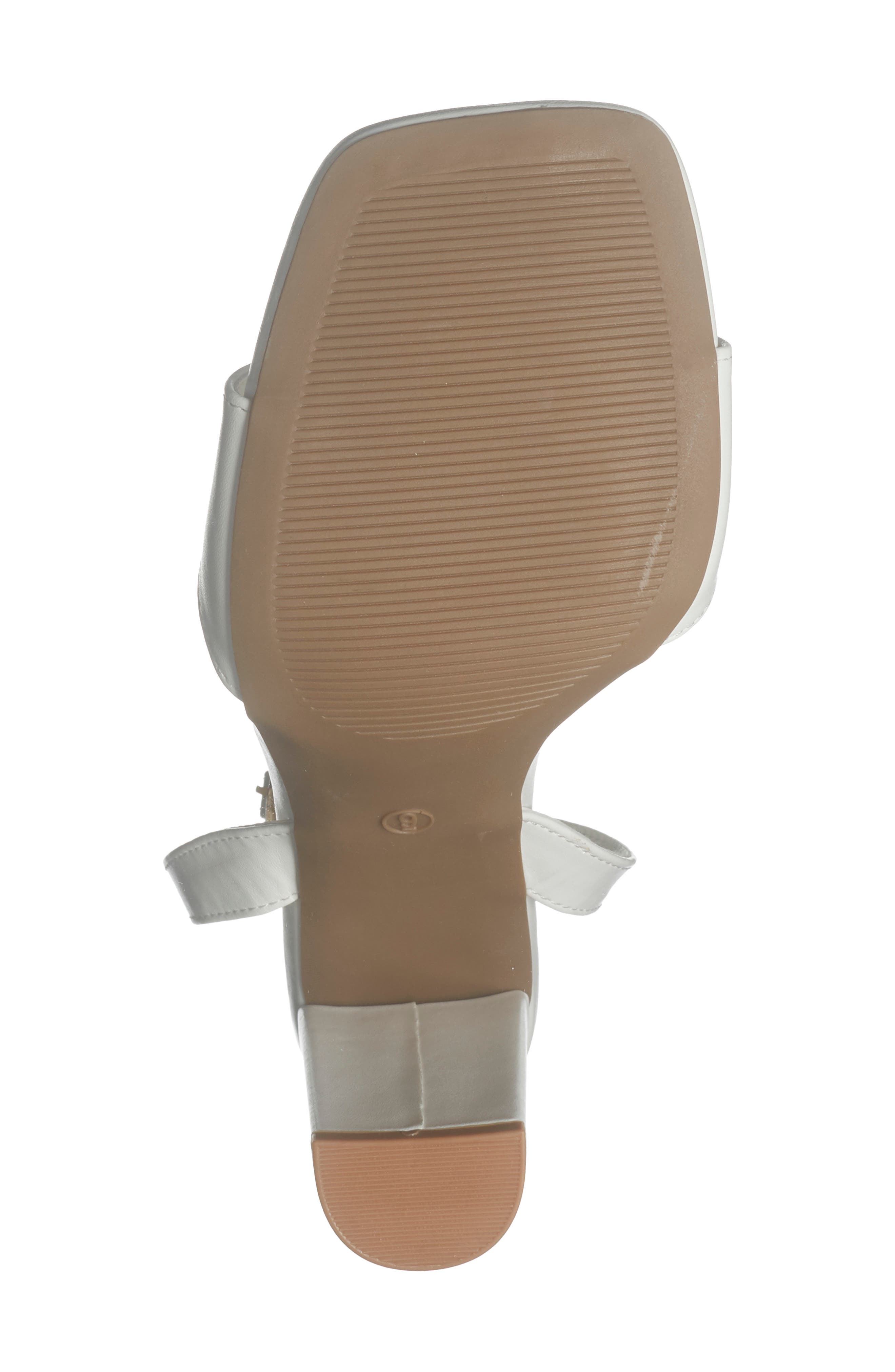 Lova Faux Leather Sandal, Alternate, color, WHITE