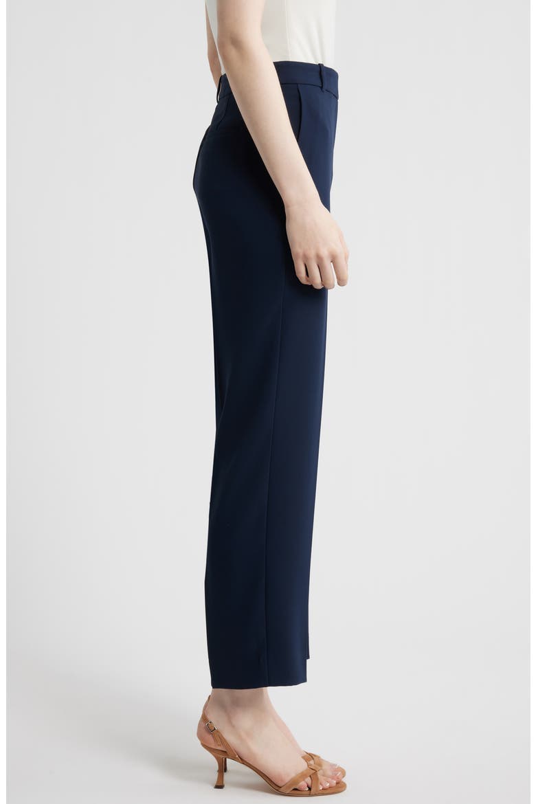 Gloria Crepe Ankle Pants, Alternate, color, NAVY