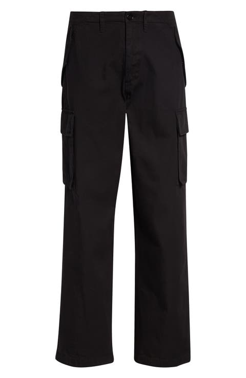 Cyrus Cotton Twill Straight Leg Cargo Pants