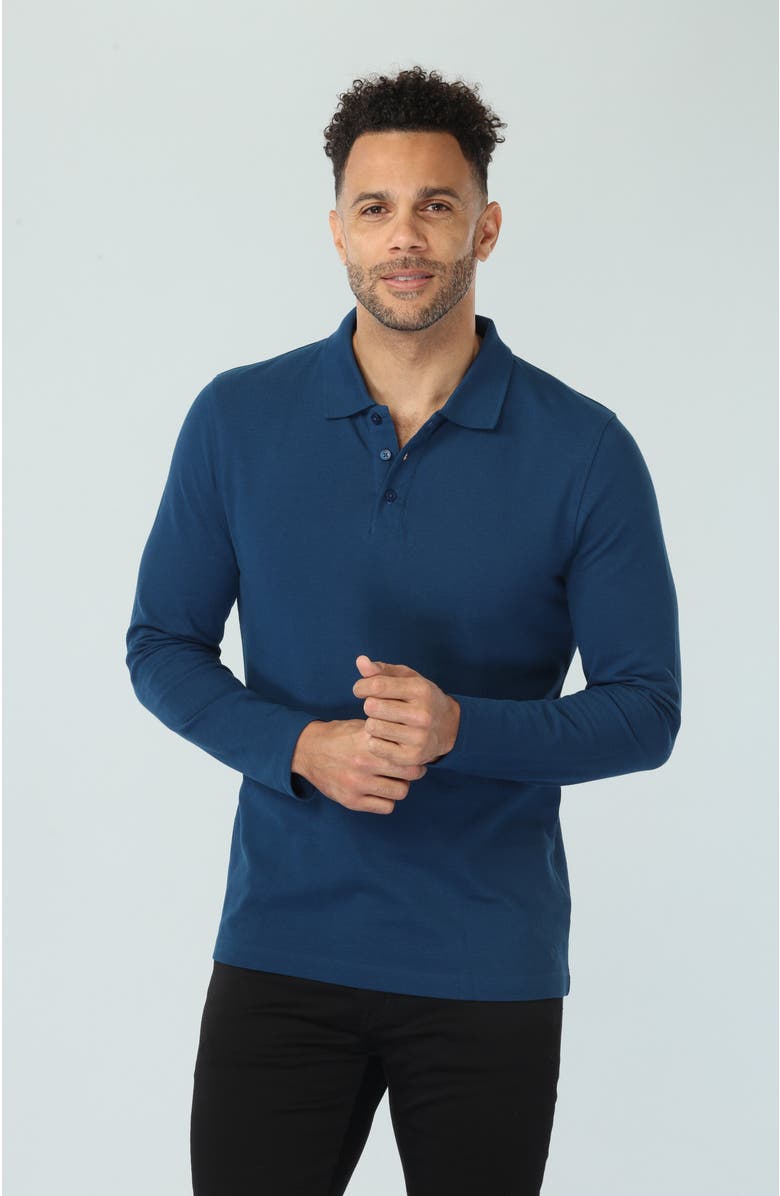 Vustra Poseidon Long Sleeve Polo, Main, color, 