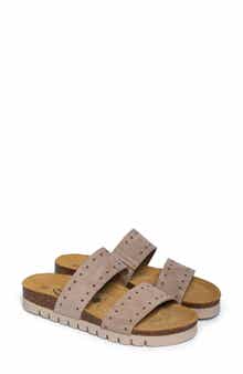 Brynn Double Strap Slide Sandal