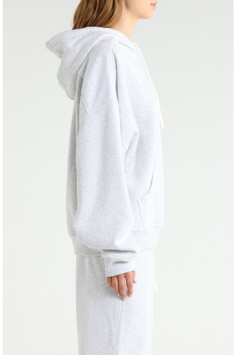 FP Movement Final Call Fleece Hoodie, Alternate, color, WHITE HEATHER GREY
