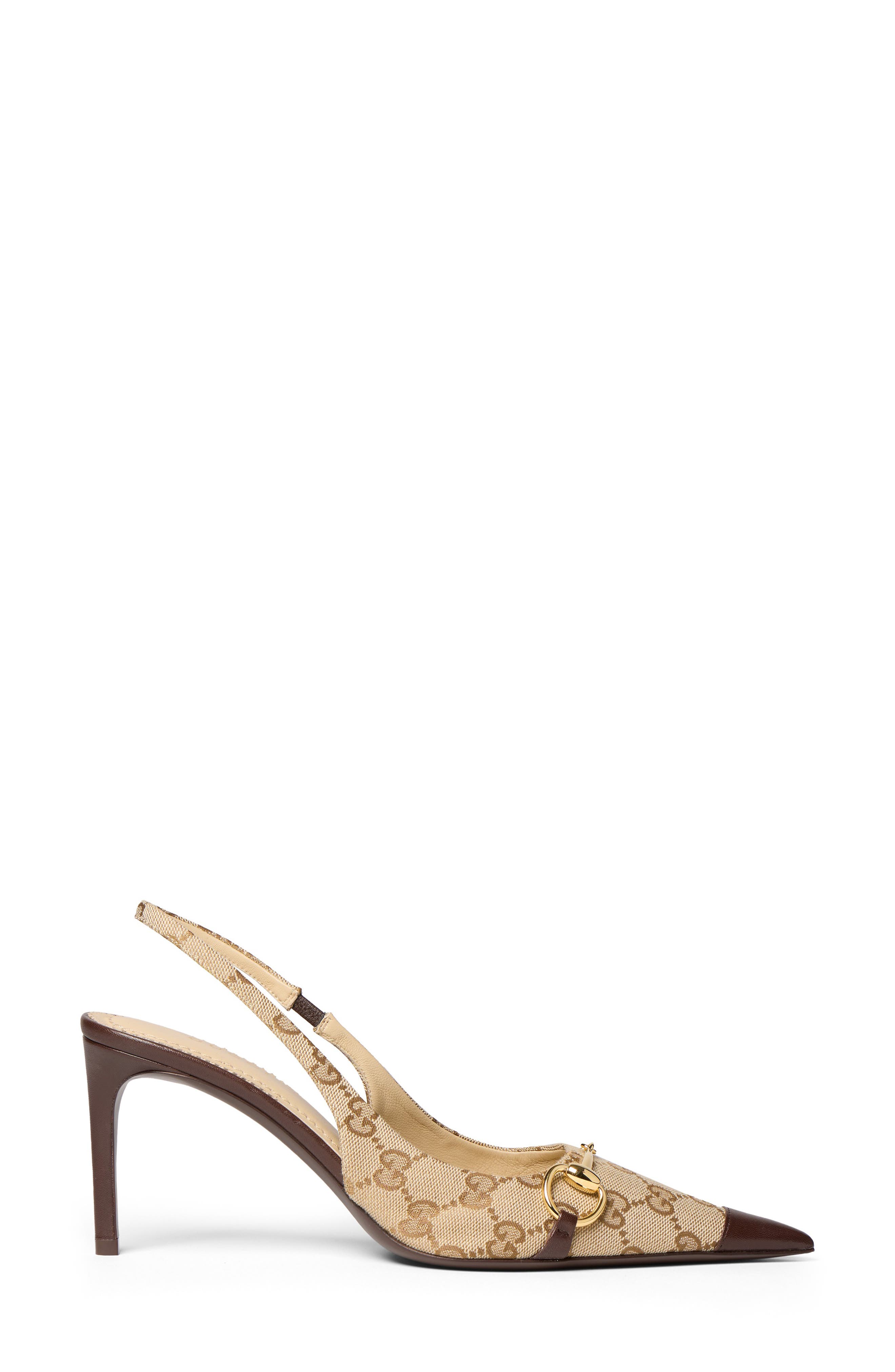 Donna Slingback Pump, Alternate, color, VINTAGE SAND/DARK BROWN