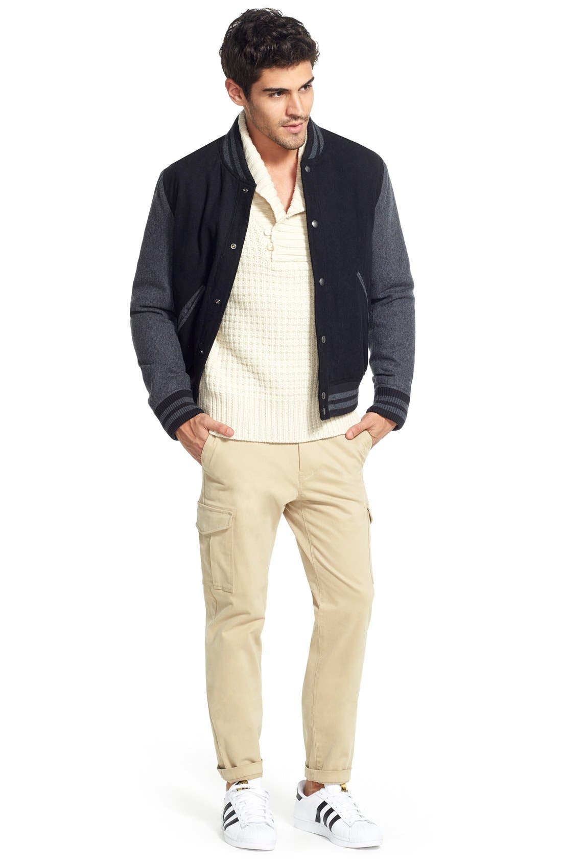 adidas Superstar Foundation Sneaker, Alternate, color, 