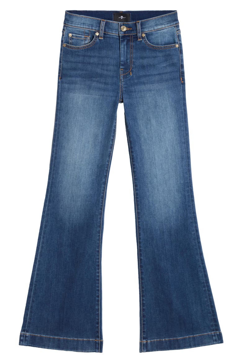 Dojo Tailorless Mid Rise Flare Jeans, Alternate, color, GALE