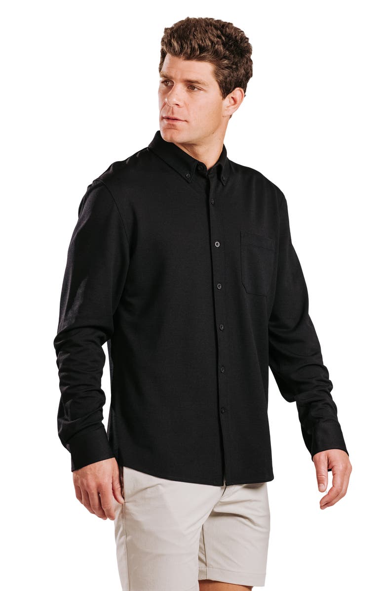 Western Rise Limitless Merino Wool Blend Button-Down Shirt, Alternate, color,