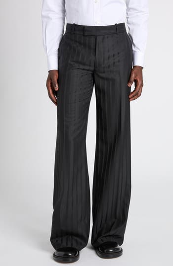McQueen Stripe Tailored Wool Trousers | Nordstrom