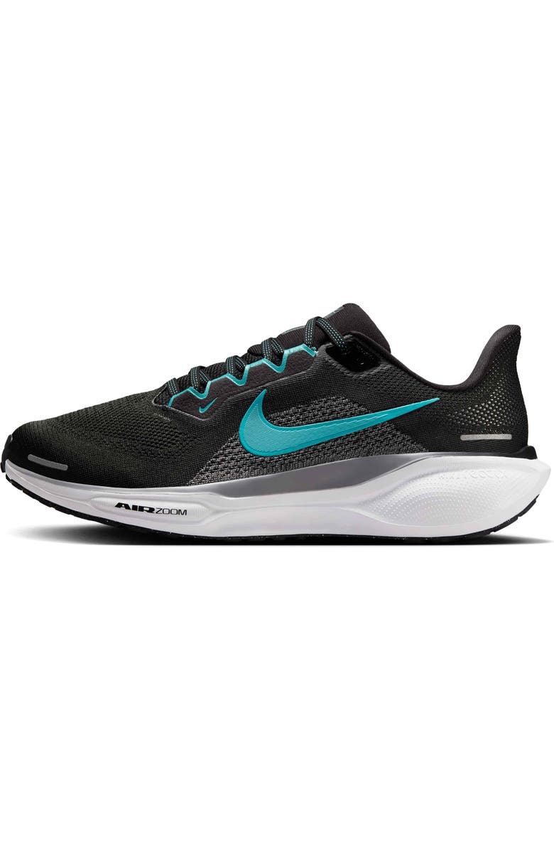 Nike Air Zoom Pegasus 41 Running Shoe, Alternate, color, Black/ Cool Grey