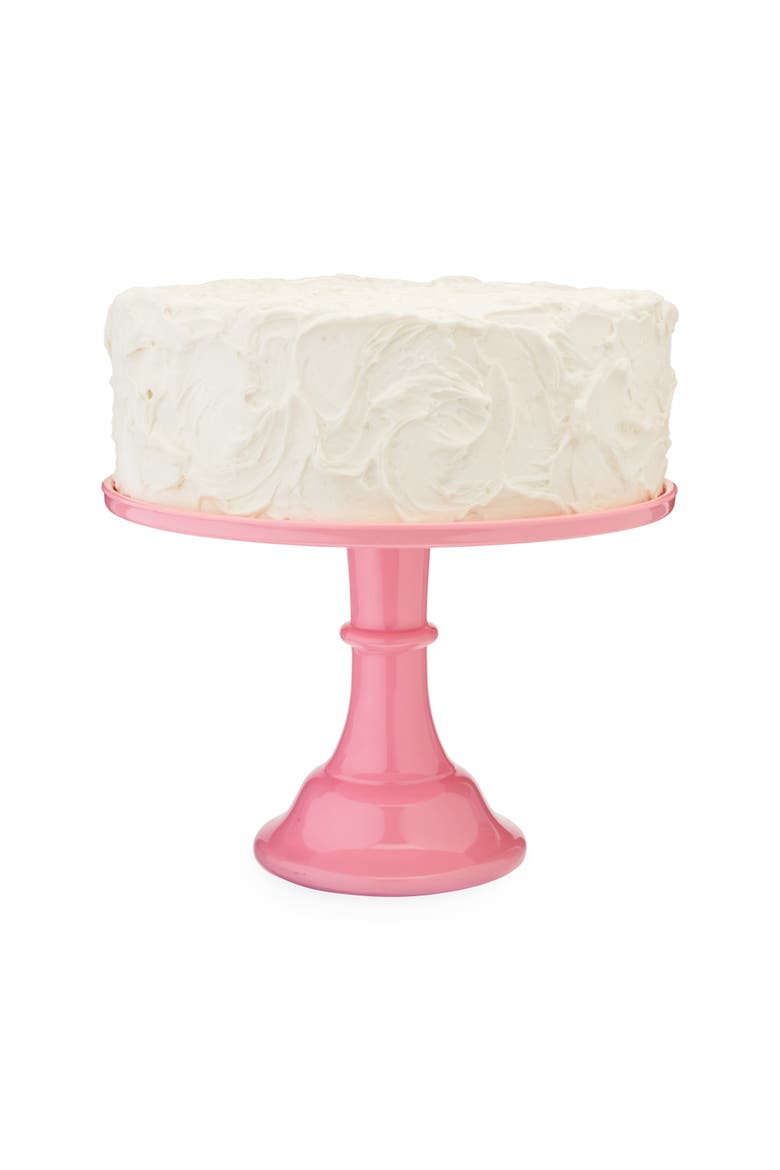 Melamine Cake Stand in Pink, Alternate, color, Pink