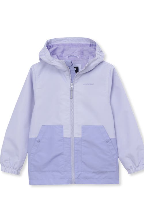 LANDS' END LANDS' END KIDS WATER RESISTANT HOODED SLICKER RAIN JACKET