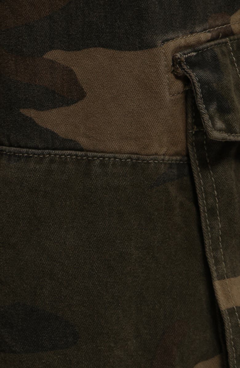 JADED LONDON Camo Oversize Cotton Cargo Shorts, Alternate, color, Camo