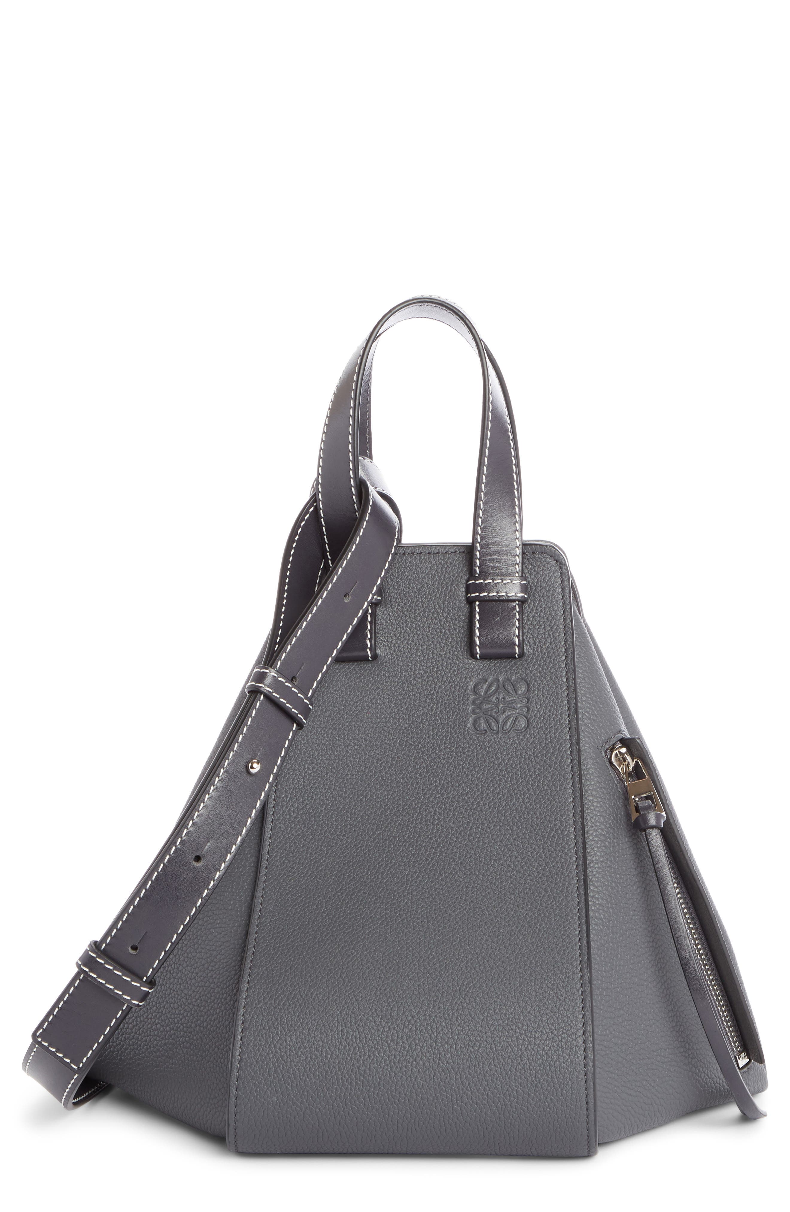Loewe Hammock Small Pebbled Leather Hobo, Main, color, 