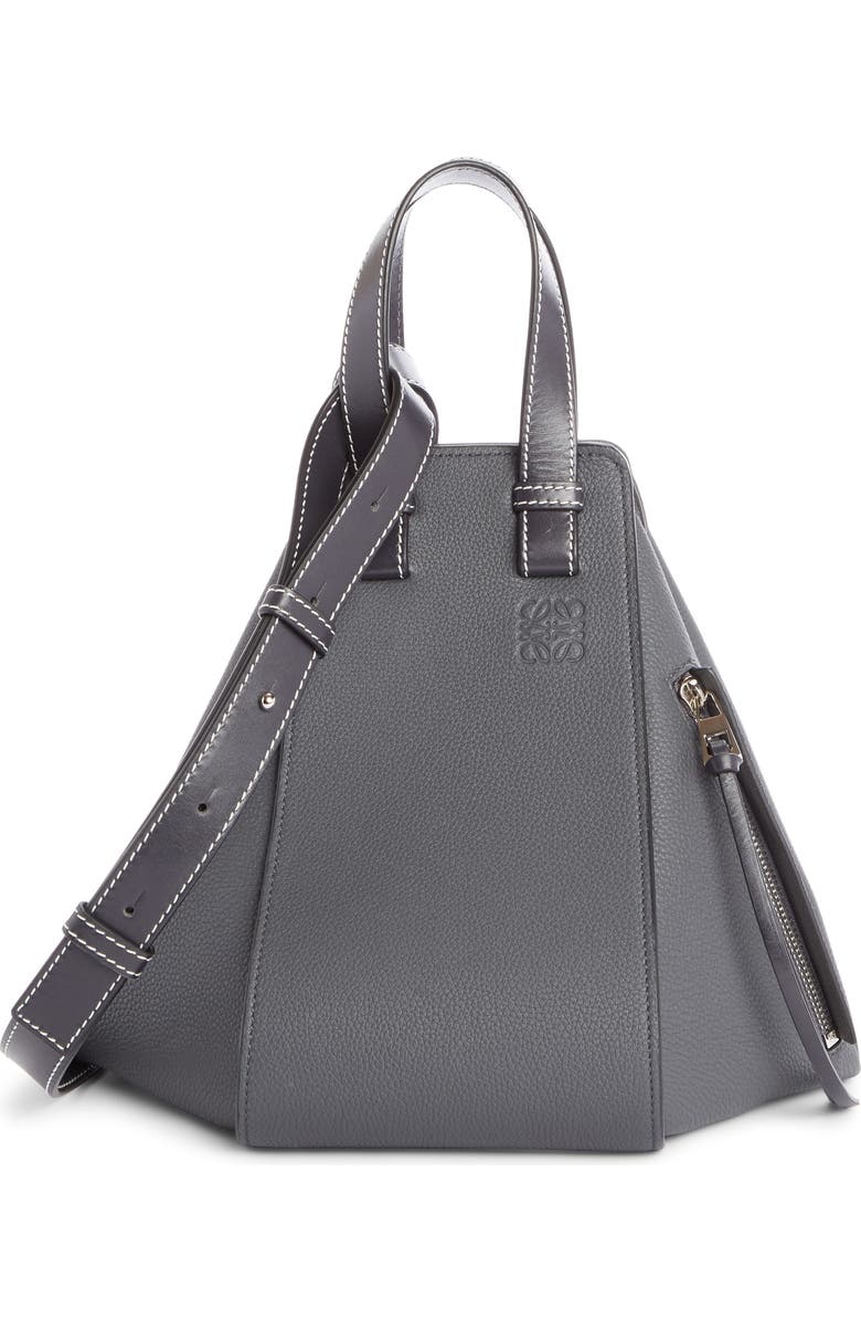 Loewe Hammock Small Pebbled Leather Hobo, Main, color,